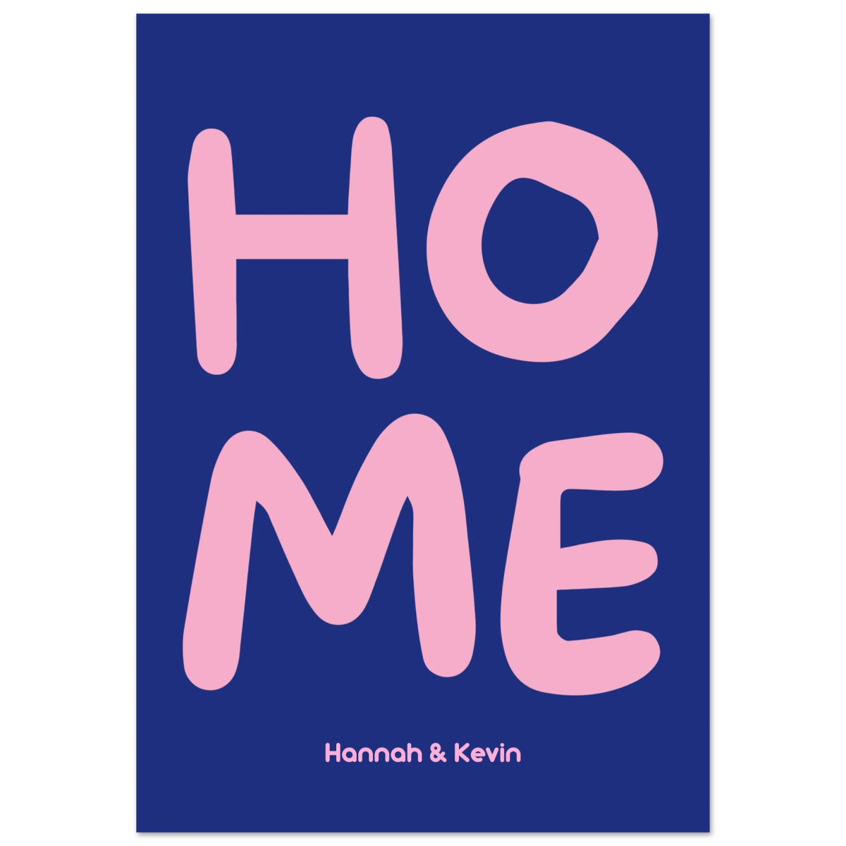 Personalisiertes Home Poster - 13x18 cm - LostPrint