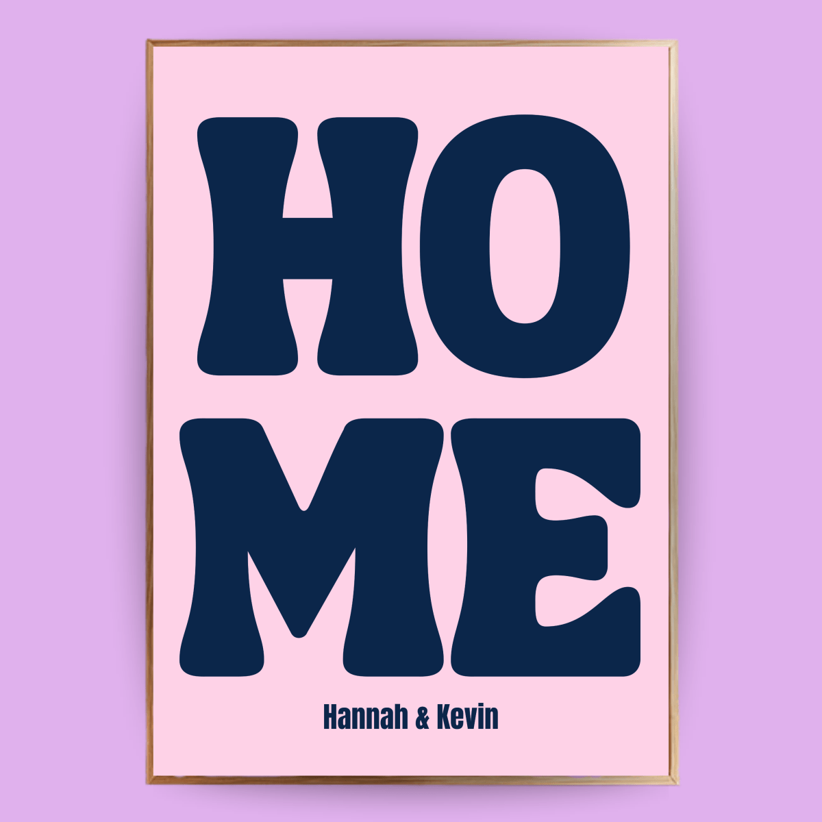 Personalisiertes Home Poster 2.0 - 13x18 cm - LostPrint
