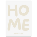 Personalisiertes Home Poster - 13x18 cm - LostPrint