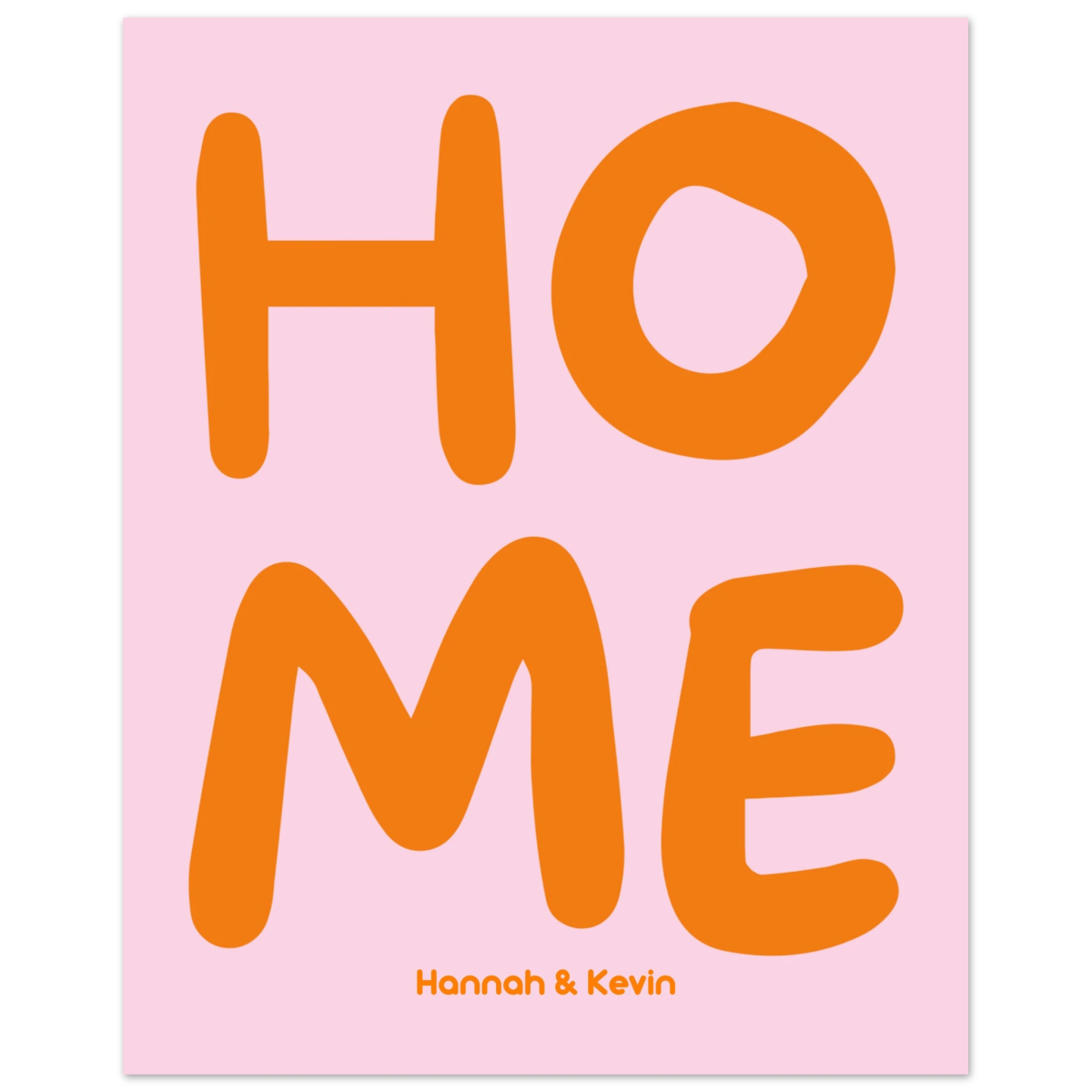 Personalisiertes Home Poster - 13x18 cm - LostPrint