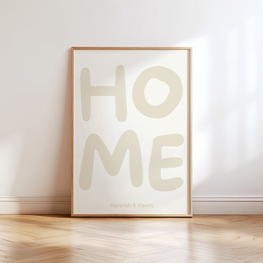 Personalisiertes Home Poster - 13x18 cm - LostPrint