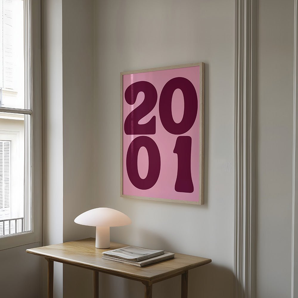 Personalisiertes Jahreszahl Poster 2.0 - 13x18 cm - LostPrint
