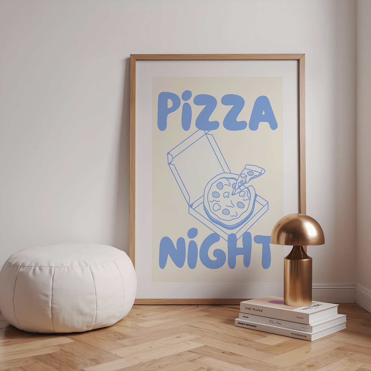Pizza Night Poster - 13x18 cm - LostPrint