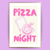 Pizza Night Poster - LostPrint