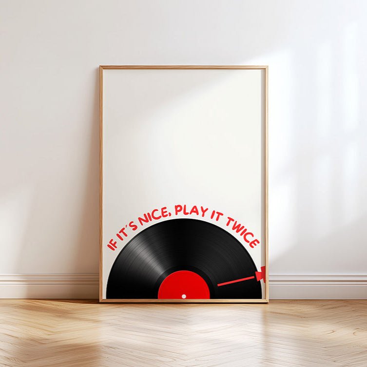 Play it twice Poster - 13x18 cm - LostPrint