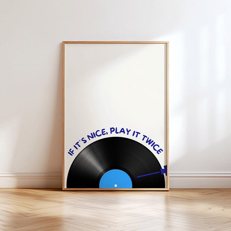 Play it twice Poster - 13x18 cm - LostPrint