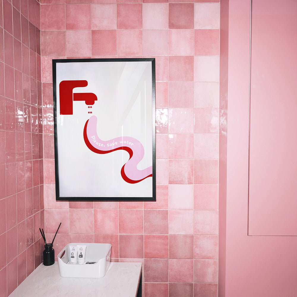 Please, save water Poster - 13x18 cm - LostPrint