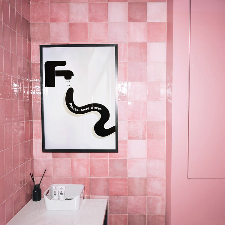 Please, save water Poster - 13x18 cm - LostPrint