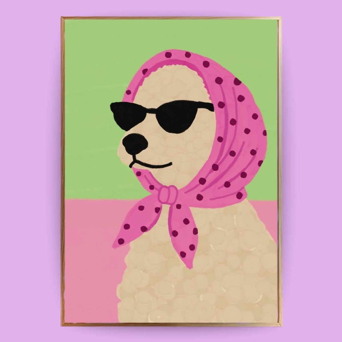 Pudel Poster - 13x18 cm - LostPrint
