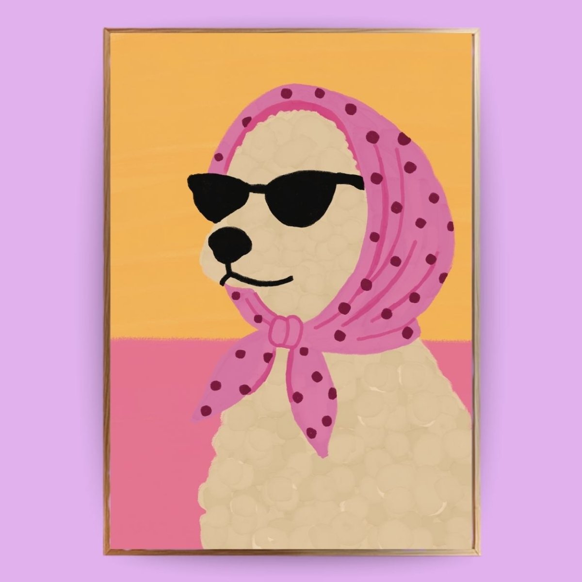 Pudel Poster - 13x18 cm - LostPrint