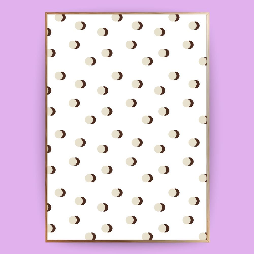 Punkte Poster - 13x18 cm - LostPrint