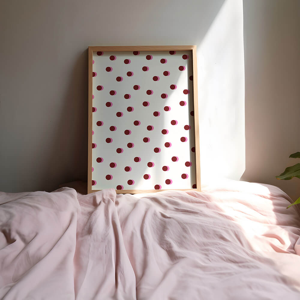 Punkte Poster - 13x18 cm - LostPrint