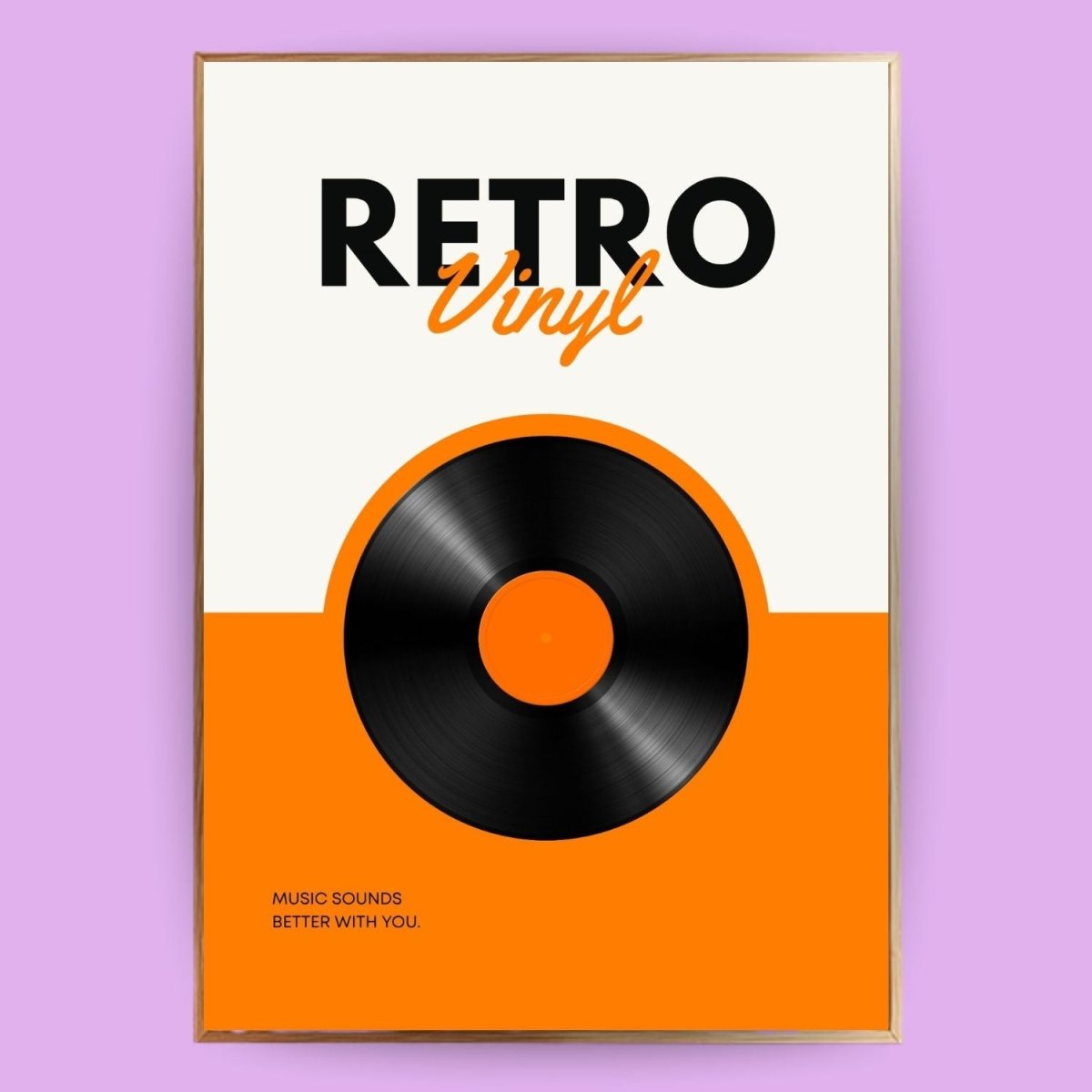 Retro Vinyl Poster - 13x18 cm - LostPrint