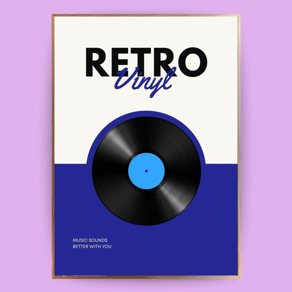 Retro Vinyl Poster - 13x18 cm - LostPrint