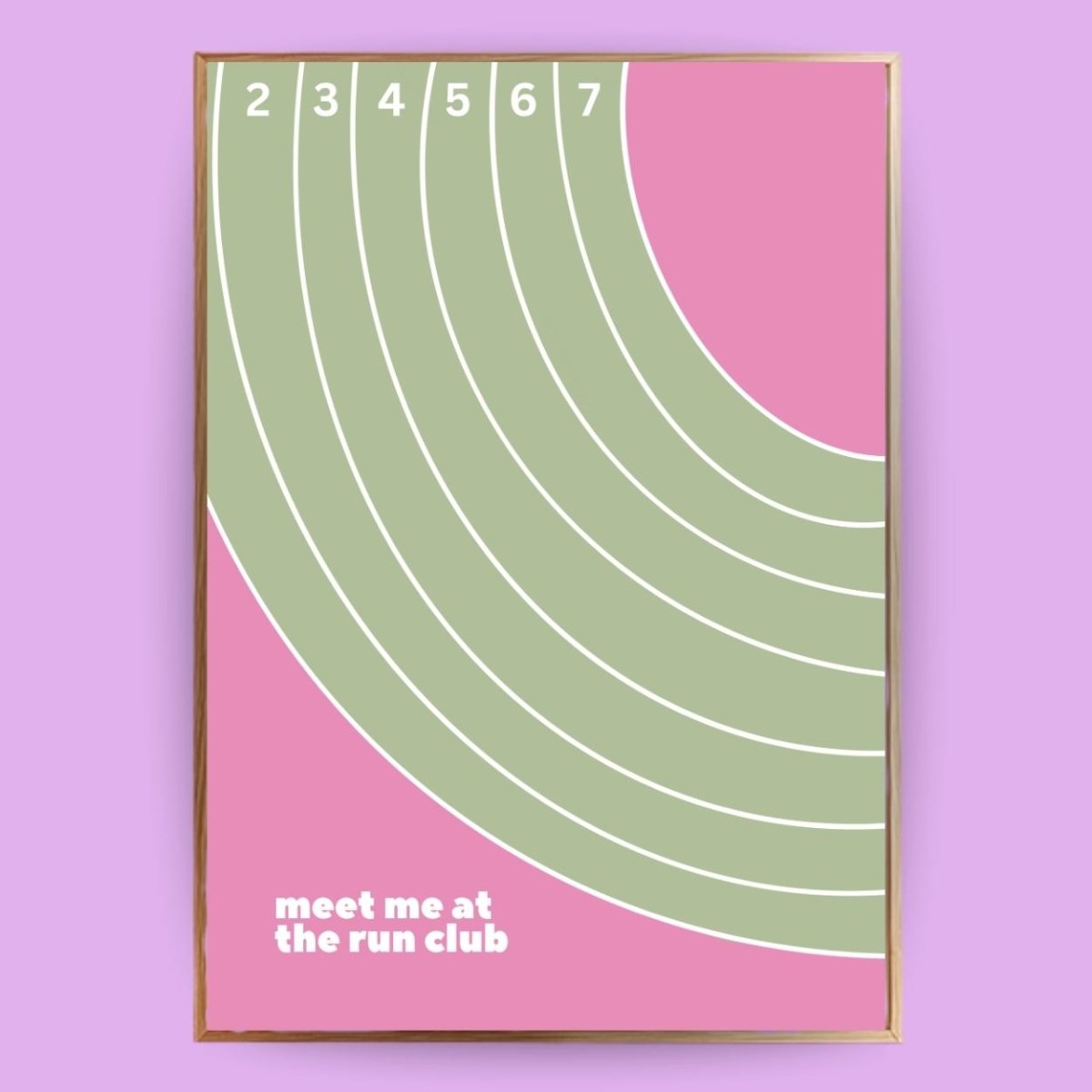 Runclub Poster - 13x18 cm - LostPrint