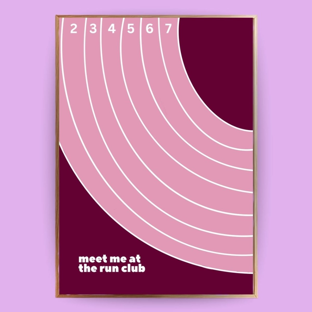 Runclub Poster - 13x18 cm - LostPrint