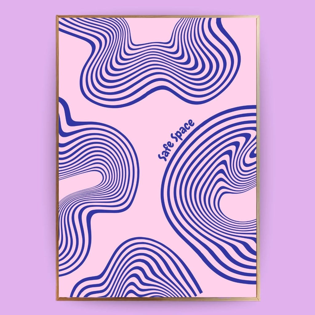 Safe space Poster - 13x18 cm - LostPrint