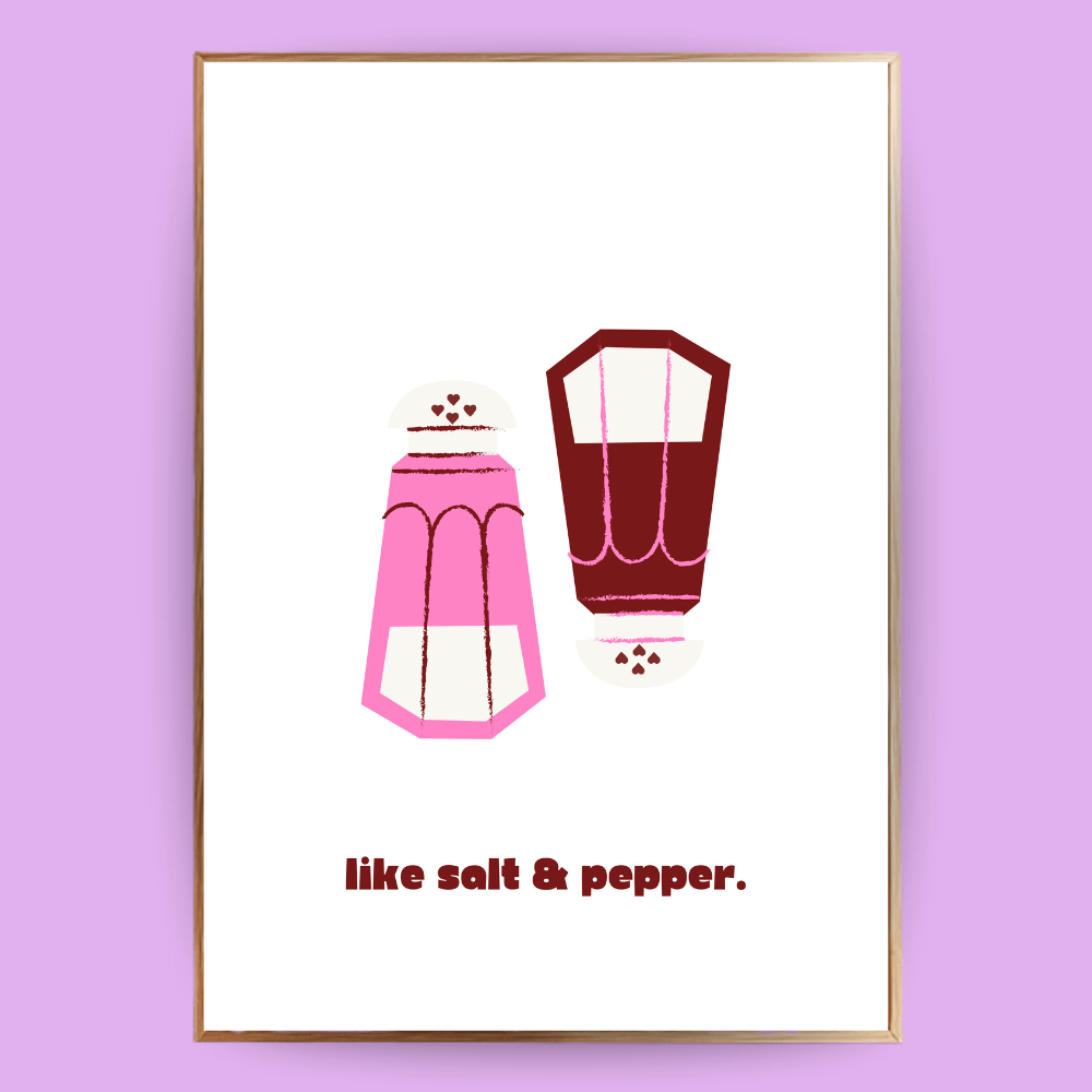 Salt & Pepper Poster - 13x18 cm - LostPrint