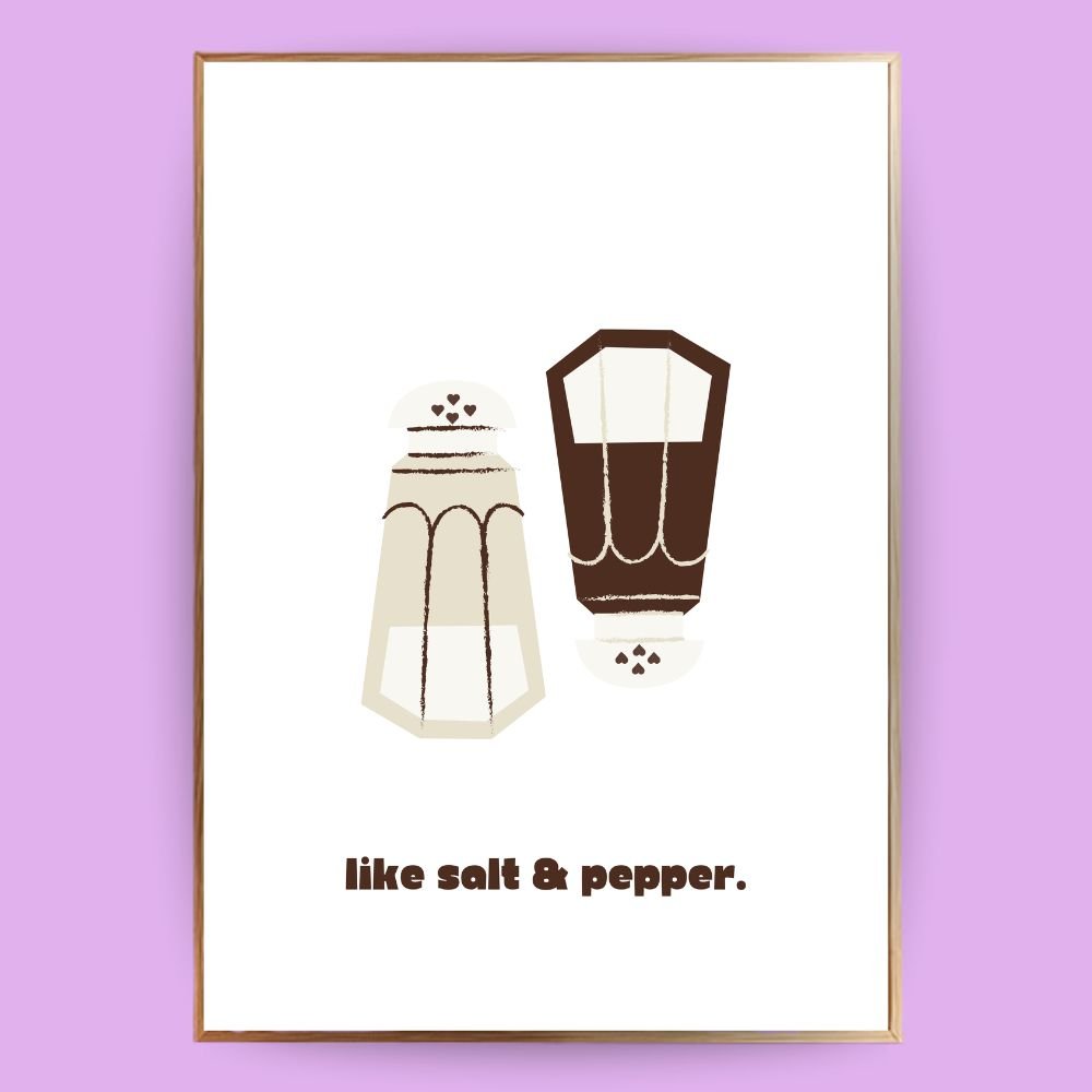 Salt & Pepper Poster - 13x18 cm - LostPrint