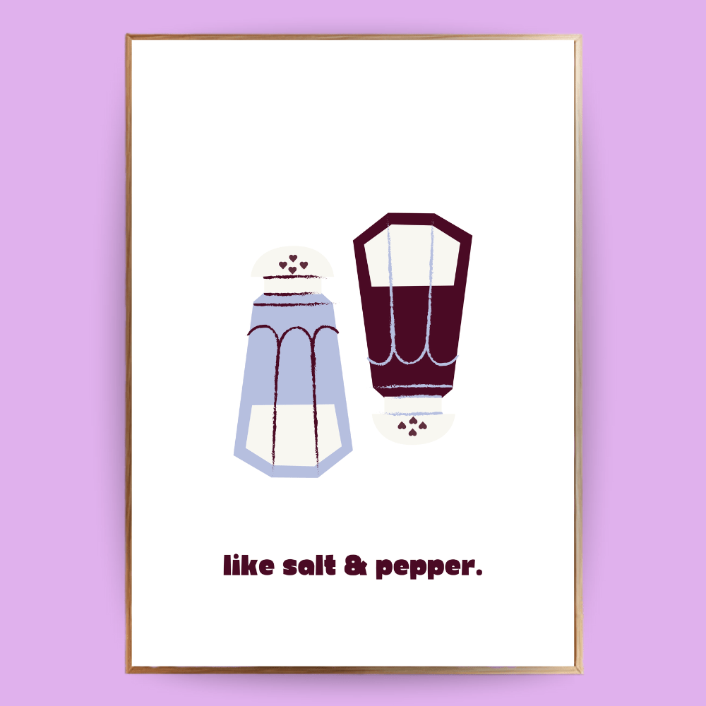 Salt & Pepper Poster - 13x18 cm - LostPrint