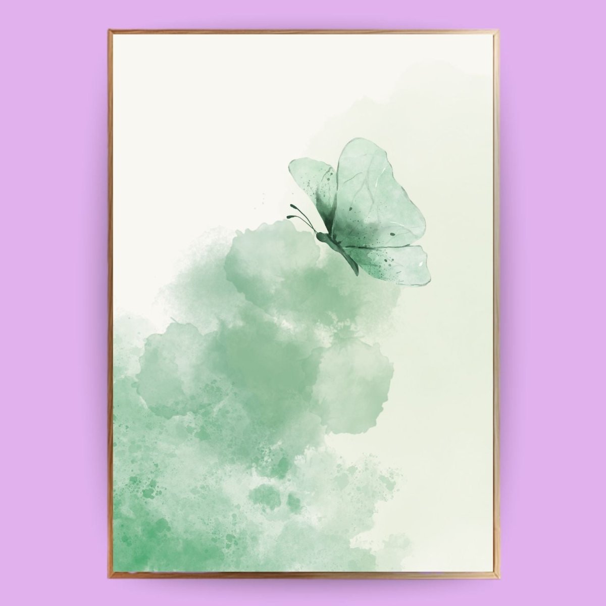 Schmetterlinge im Bauch Poster - 13x18 cm - LostPrint