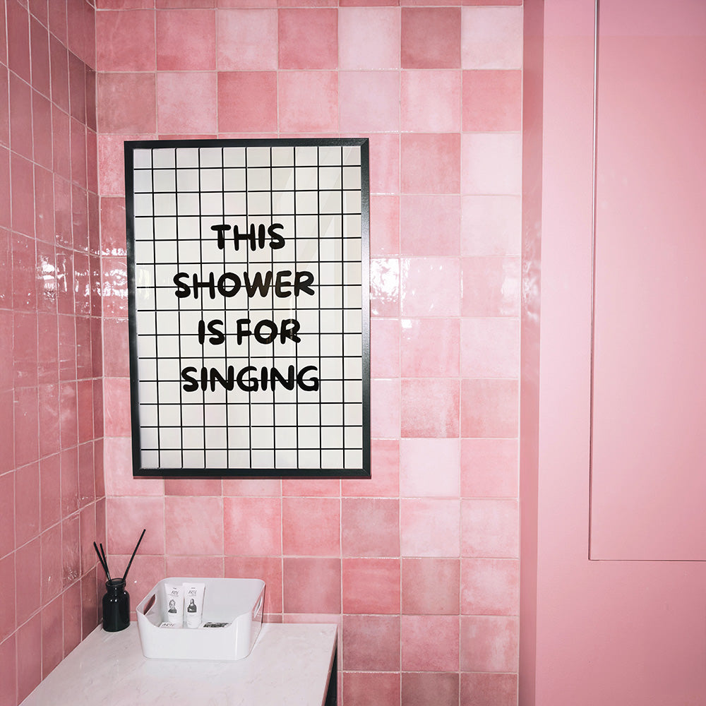 This shower is for singing Poster - LostPrint