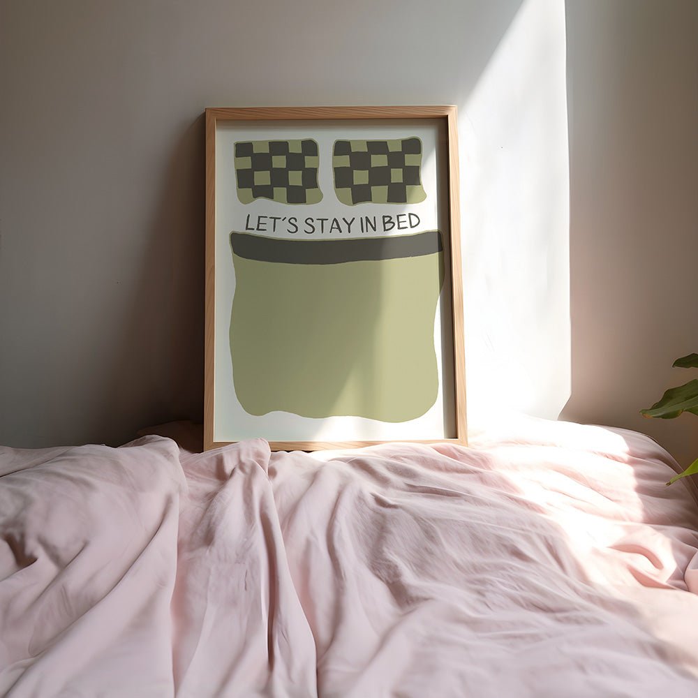 Stay in bed Poster - 13x18 cm - LostPrint