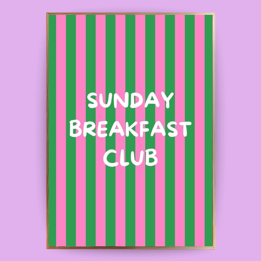 Sunday Breakfast Poster - 13x18 cm - LostPrint