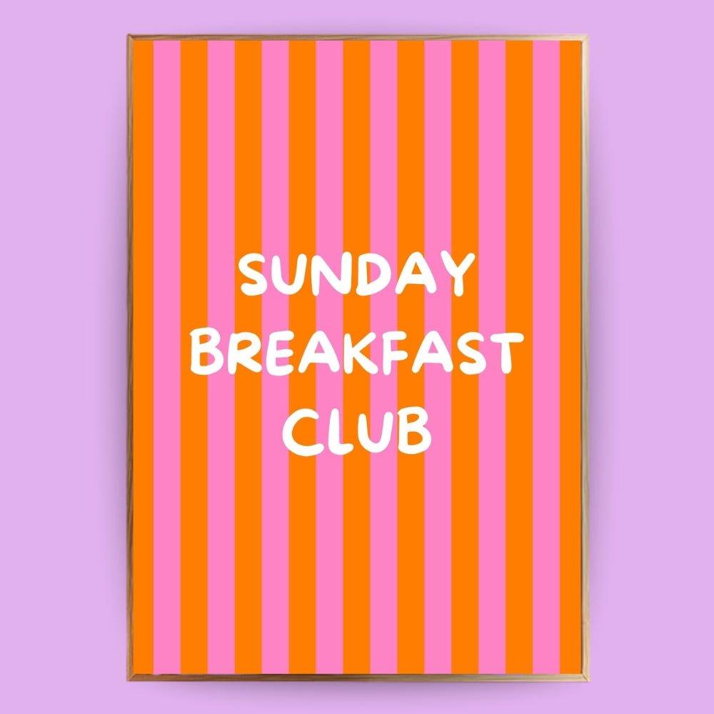 Sunday Breakfast Poster - 13x18 cm - LostPrint
