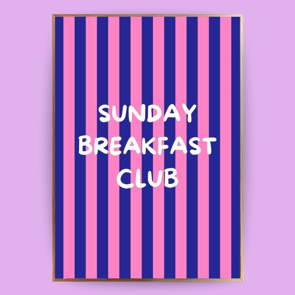 Sunday Breakfast Poster - 13x18 cm - LostPrint