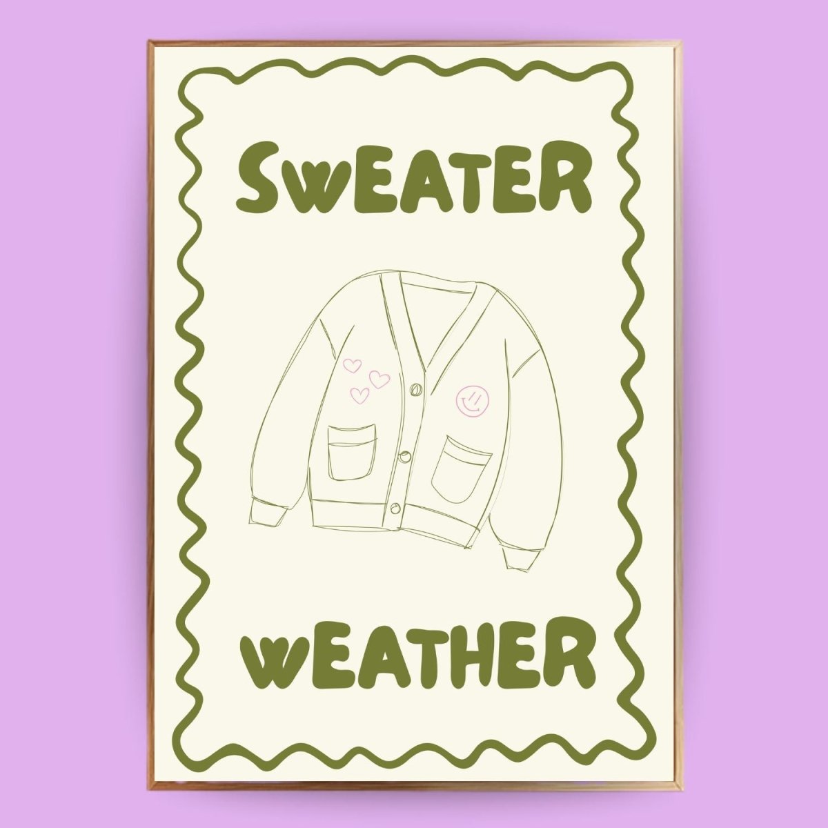 Sweater Weather Poster - 13x18 cm - LostPrint