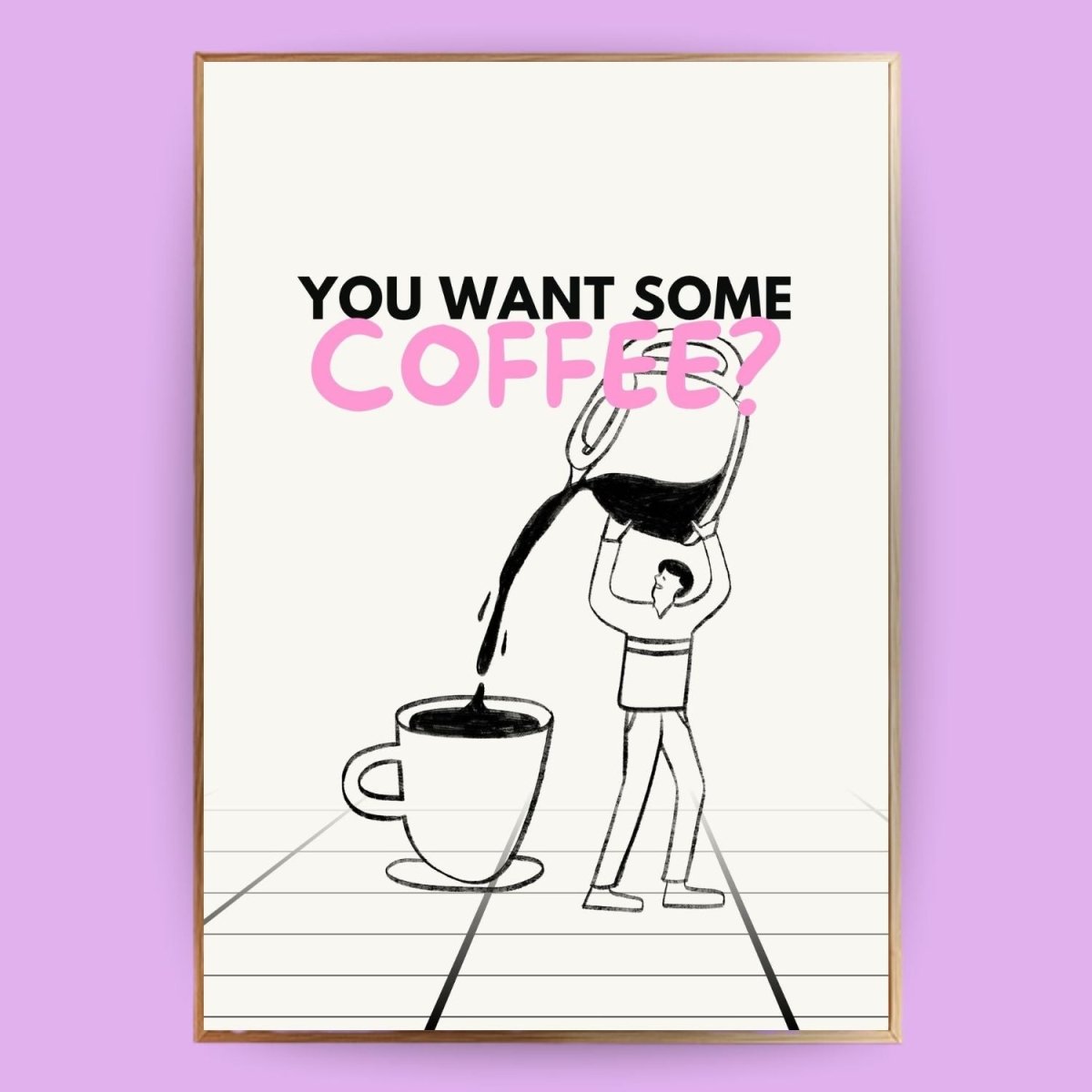 Take a coffee Poster - 13x18 cm - LostPrint