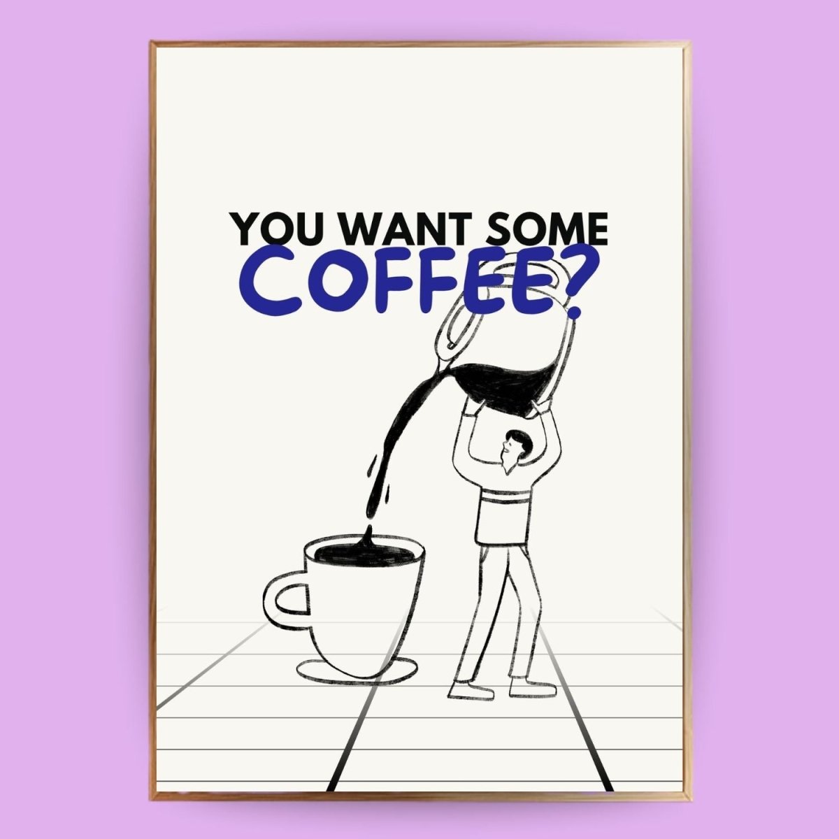 Take a coffee Poster - 13x18 cm - LostPrint
