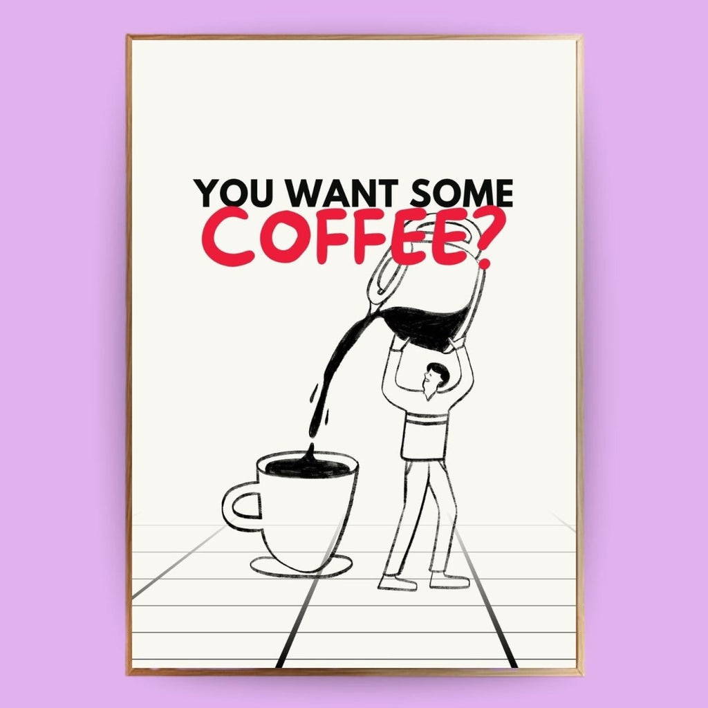 Take a coffee Poster - 13x18 cm - LostPrint