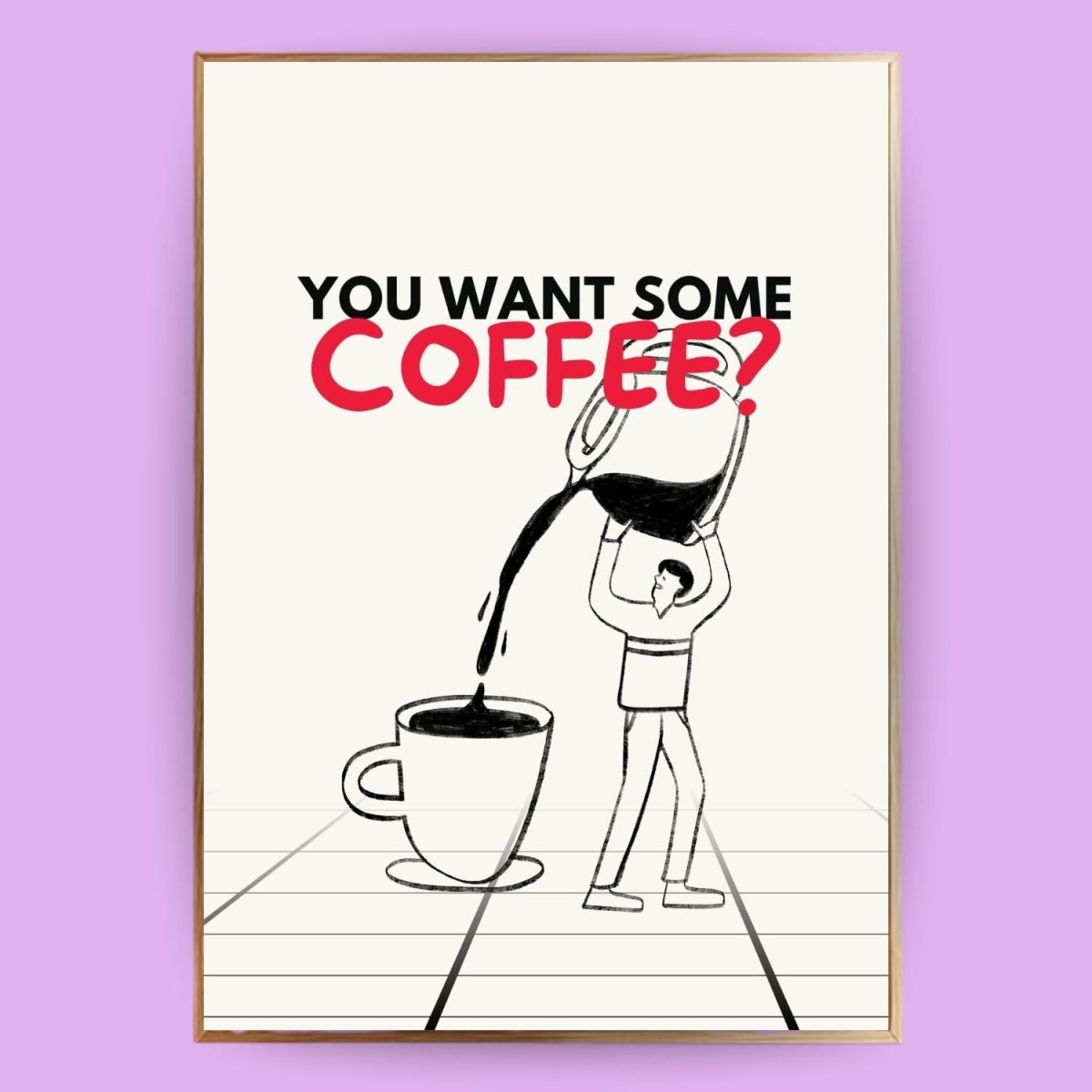 Take a coffee Poster - 13x18 cm - LostPrint