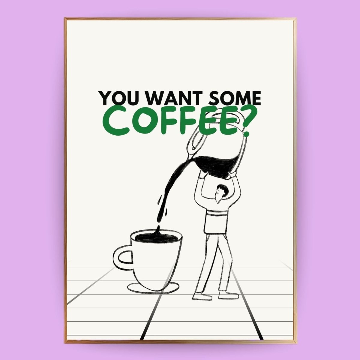 Take a coffee Poster - 13x18 cm - LostPrint