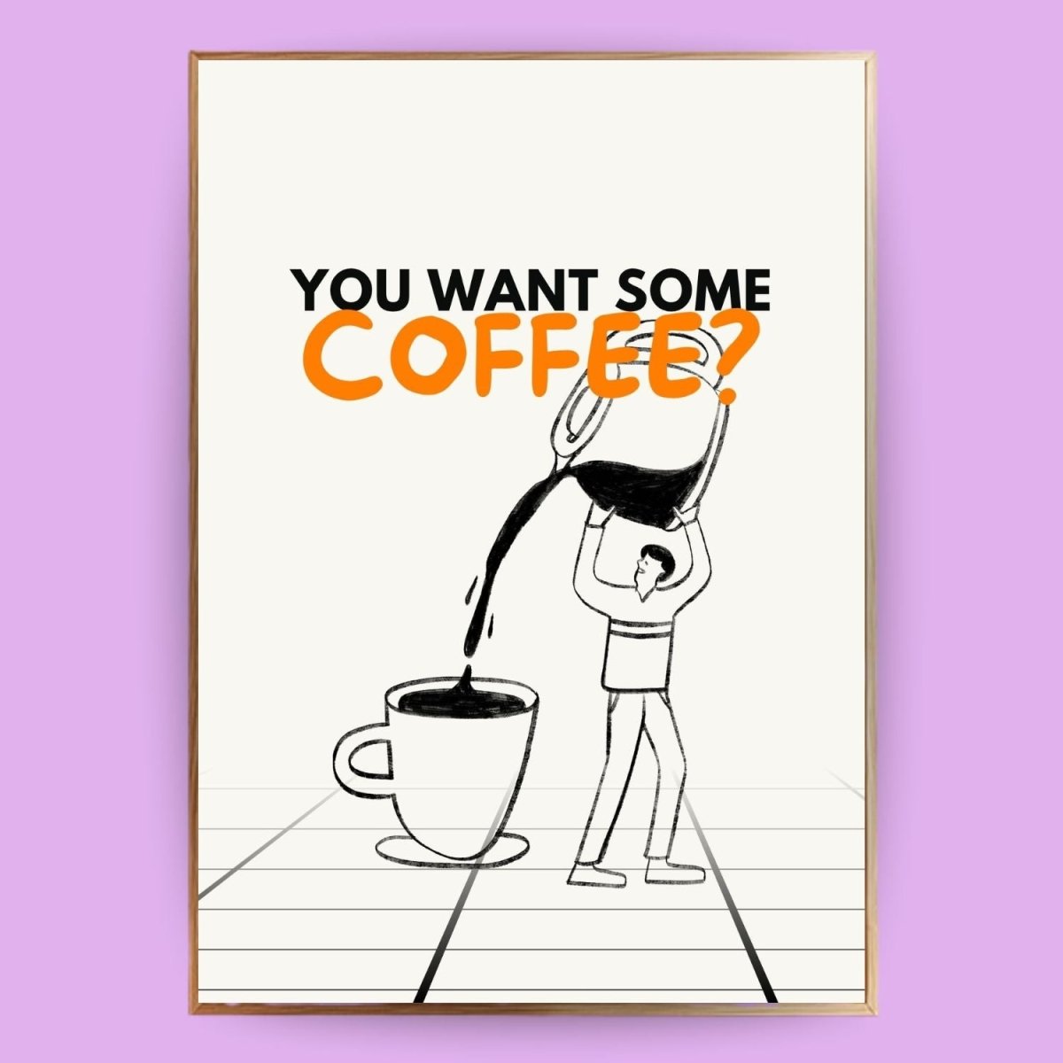 Take a coffee Poster - 13x18 cm - LostPrint