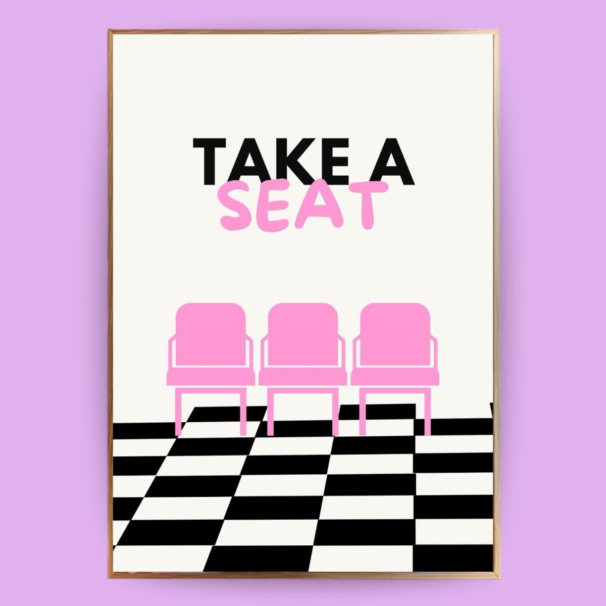 Take a seat Poster - 13x18 cm - LostPrint