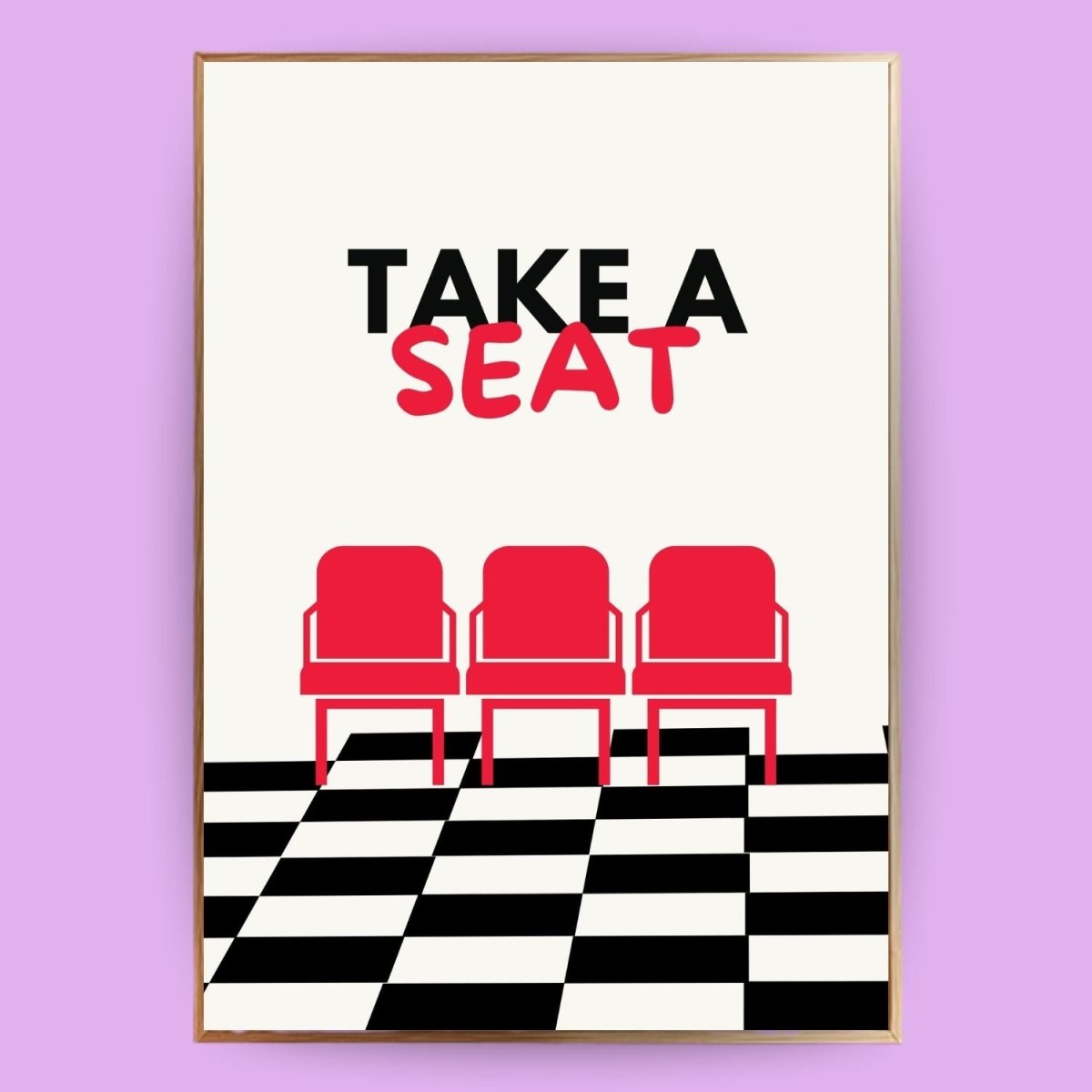Take a seat Poster - 13x18 cm - LostPrint