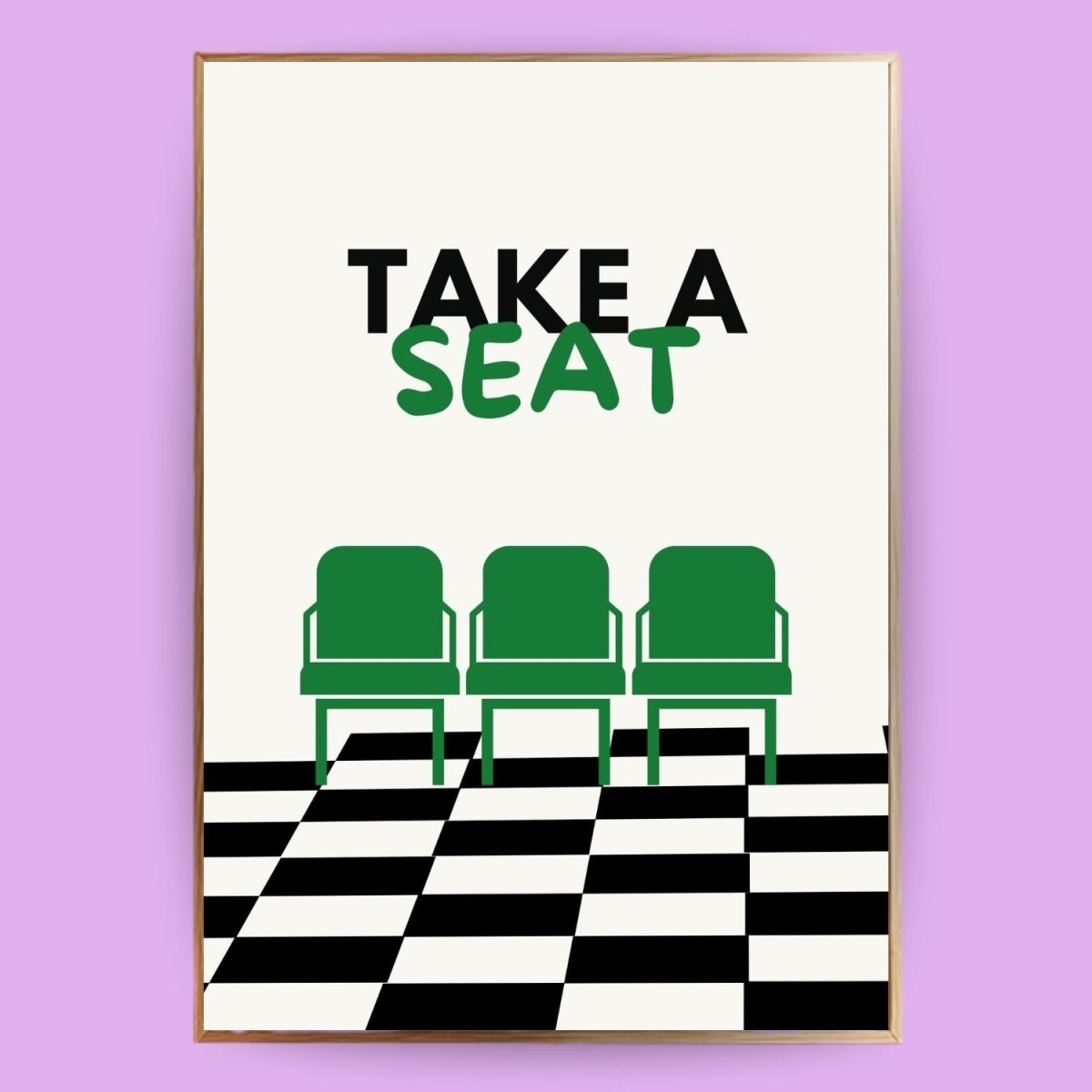 Take a seat Poster - 13x18 cm - LostPrint