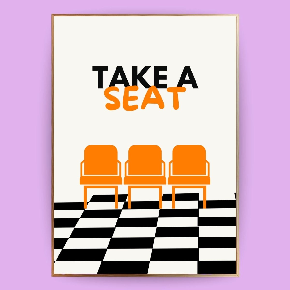 Take a seat Poster - 13x18 cm - LostPrint