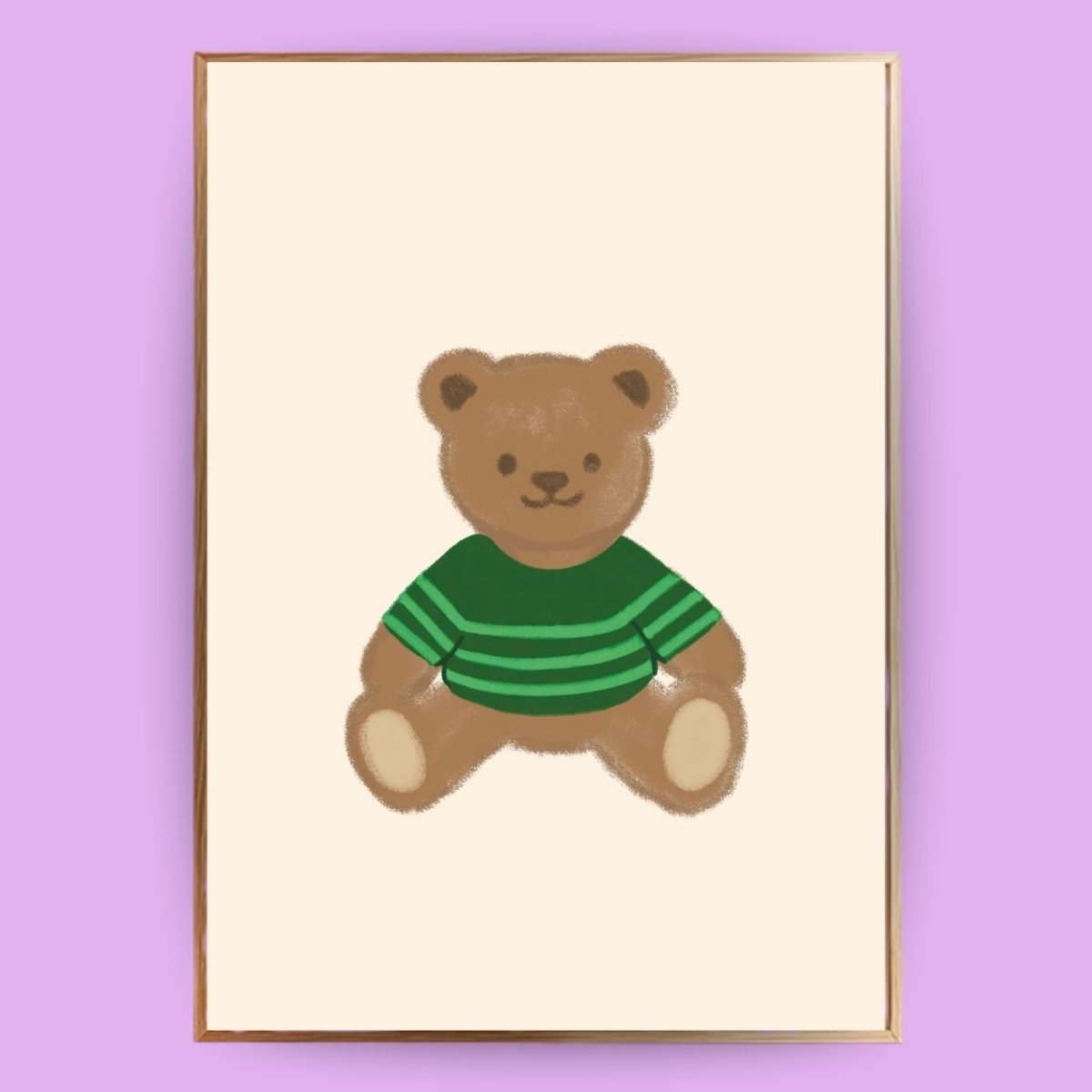 Teddybär Poster - 13x18 cm - LostPrint