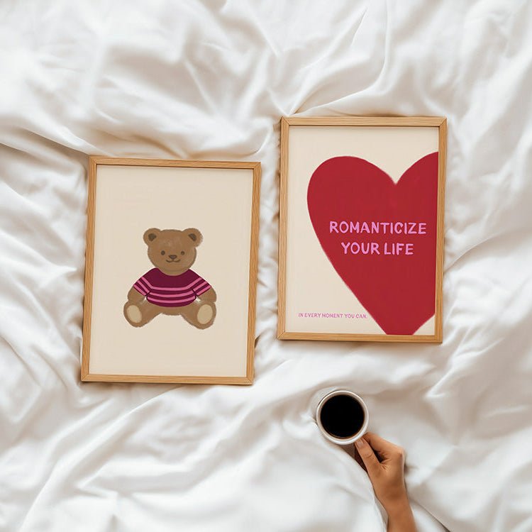 Teddybär Poster - 13x18 cm - LostPrint
