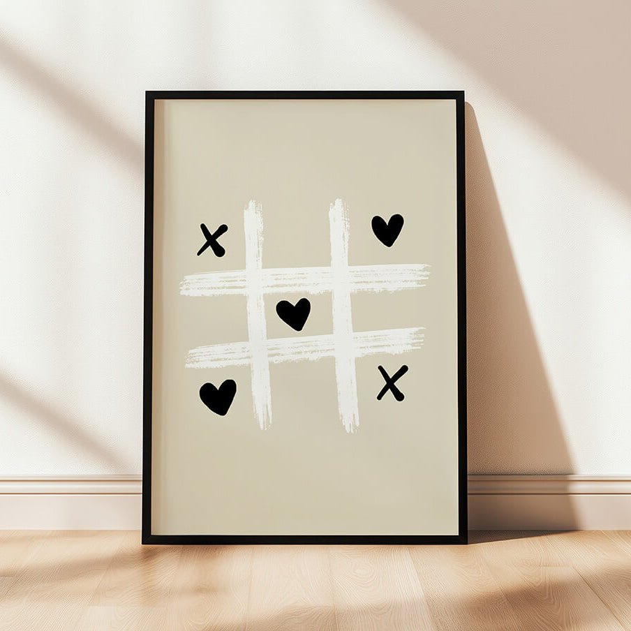Tic Tac Toe Poster - 13x18 cm - LostPrint