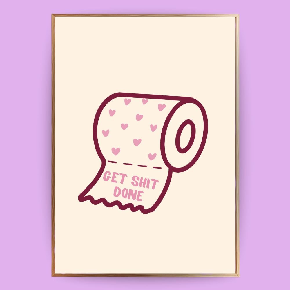 Toilettenpapier Poster - 13x18 cm - LostPrint
