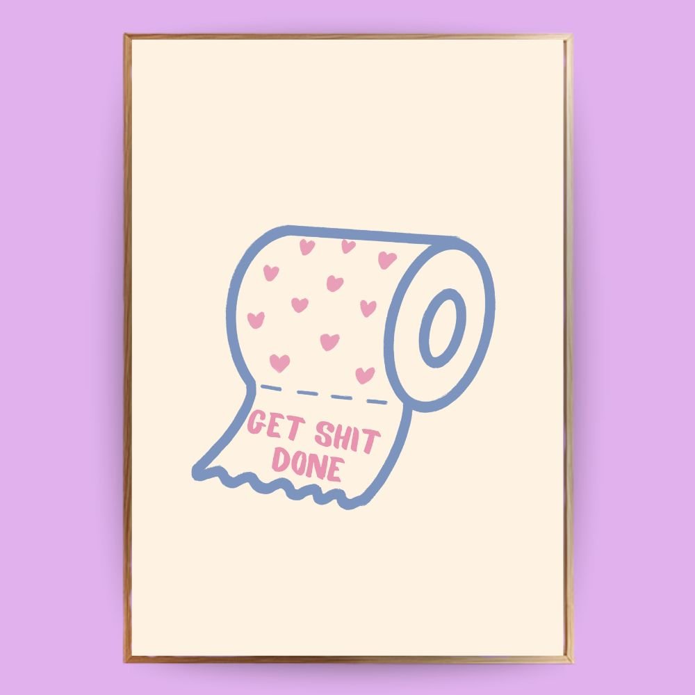 Toilettenpapier Poster - 13x18 cm - LostPrint