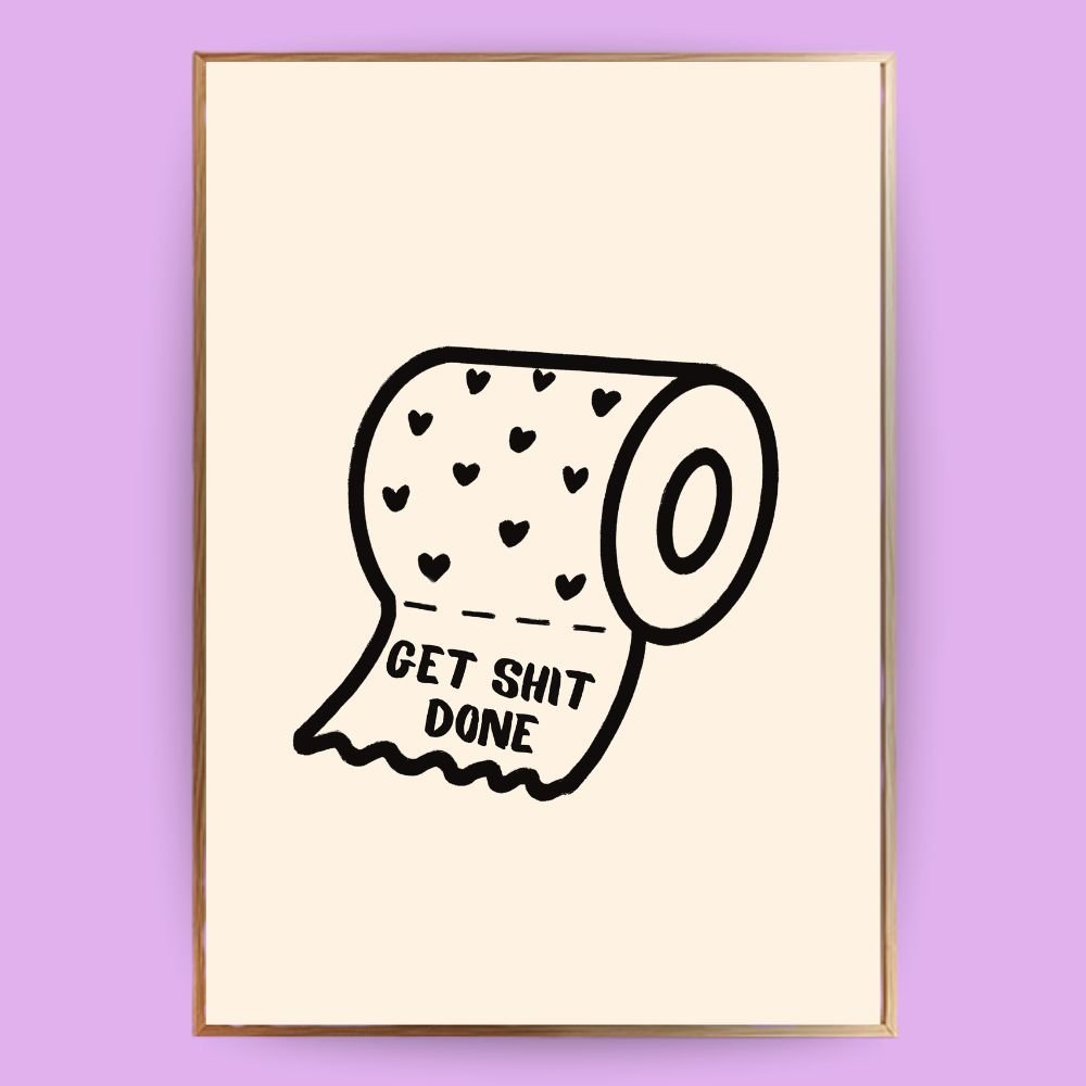 Toilettenpapier Poster - 13x18 cm - LostPrint