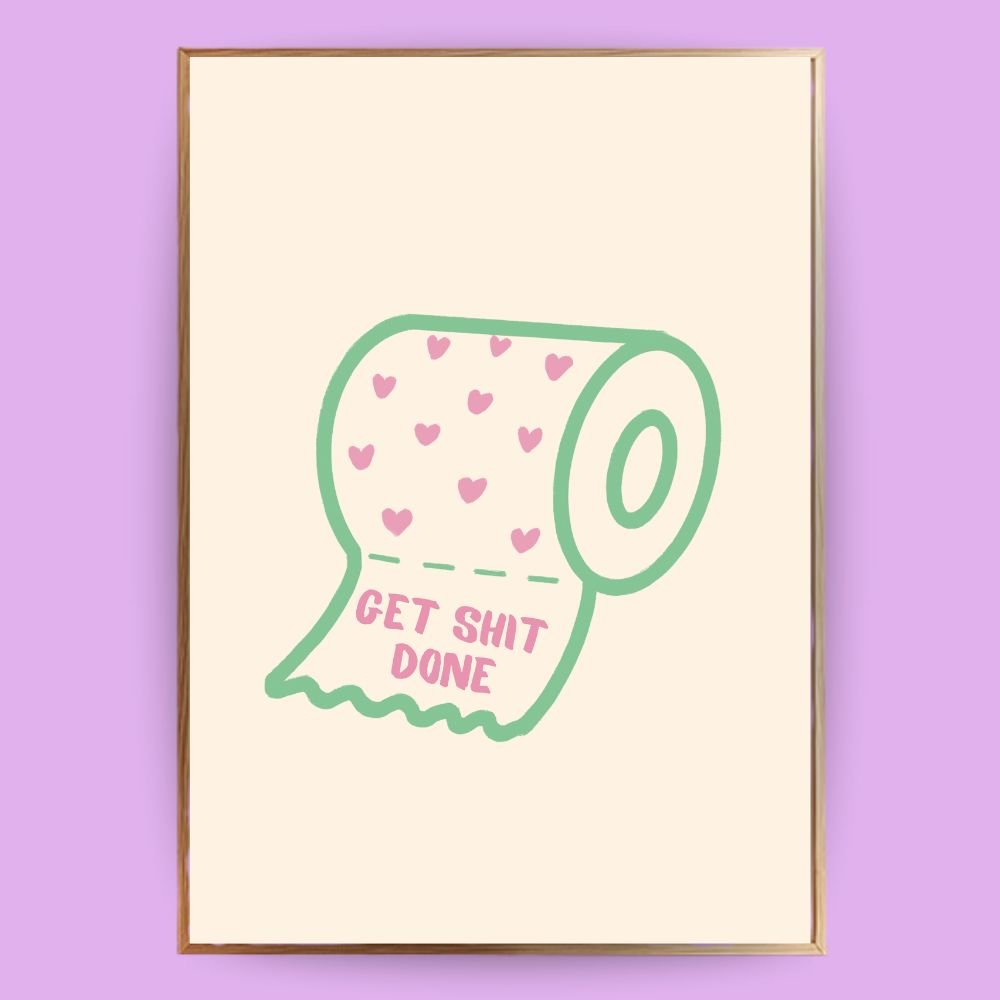 Toilettenpapier Poster - 13x18 cm - LostPrint