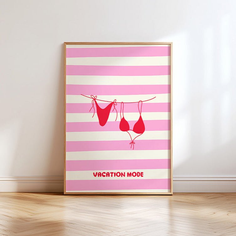 Vacation Mode Poster - 13x18 cm - LostPrint