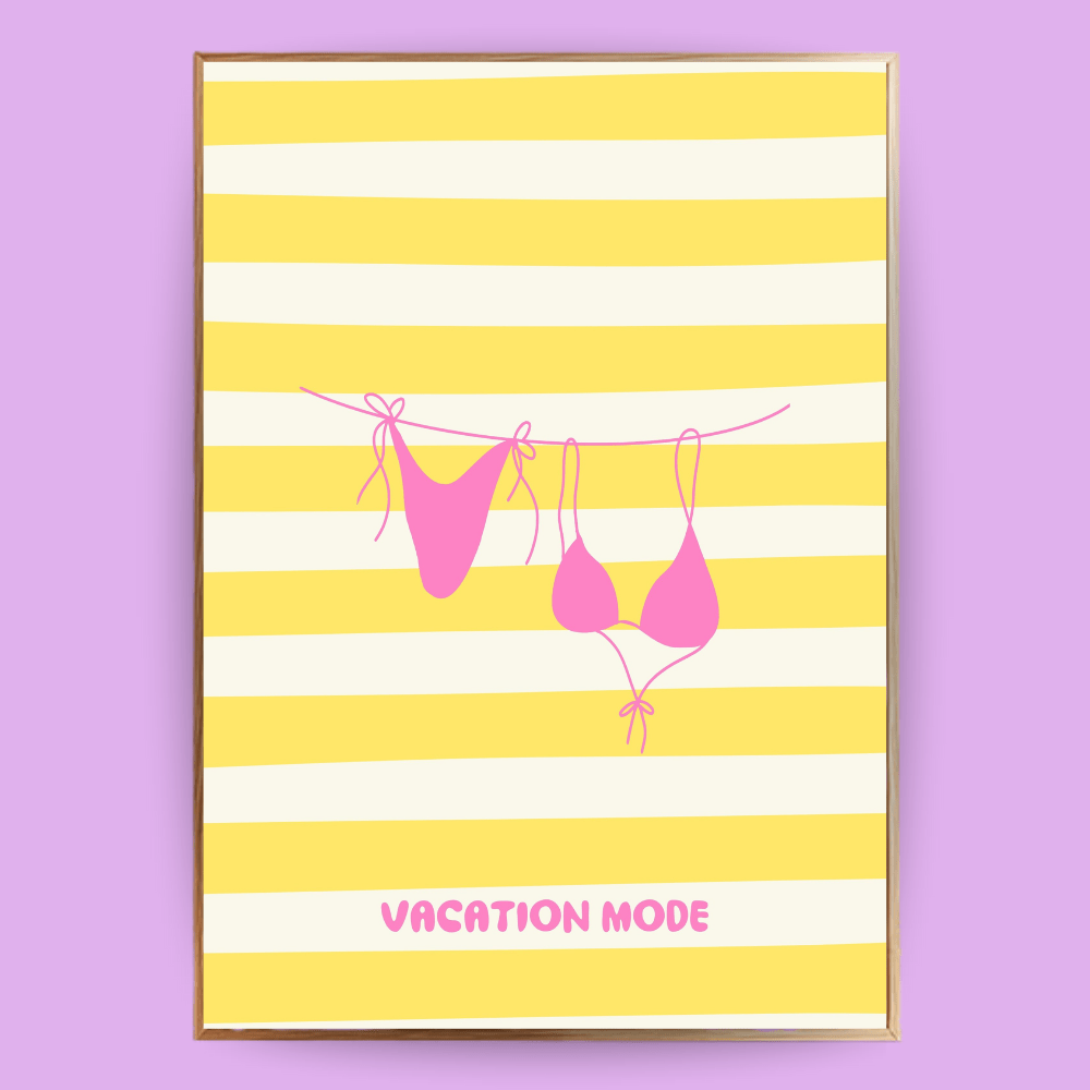 Vacation Mode Poster - 13x18 cm - LostPrint